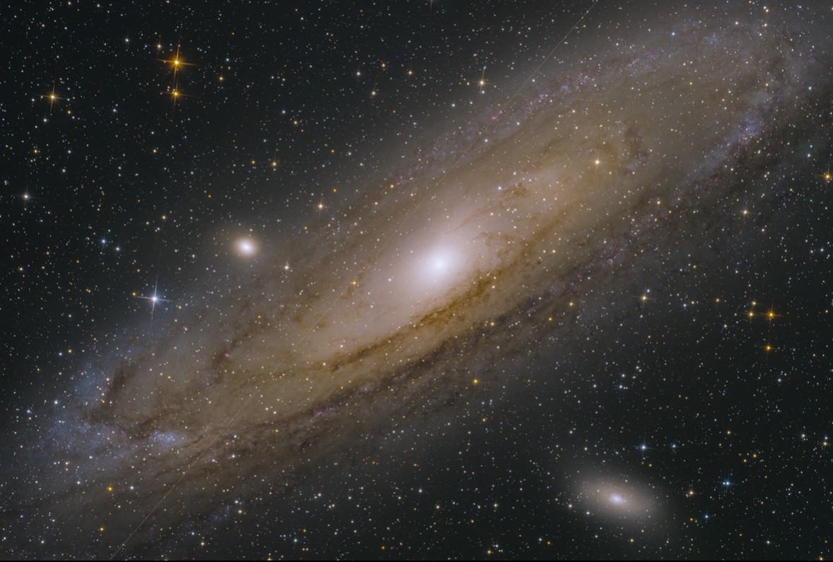 ‏مجرة اندروميدا تم التقاطها في السعودية مع تلسكوبي الخاص