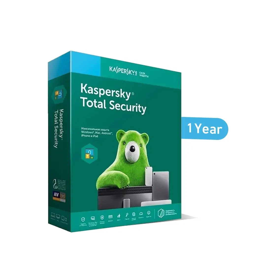 Kaspersky Total Security – Ultimate Protection for 1 Year