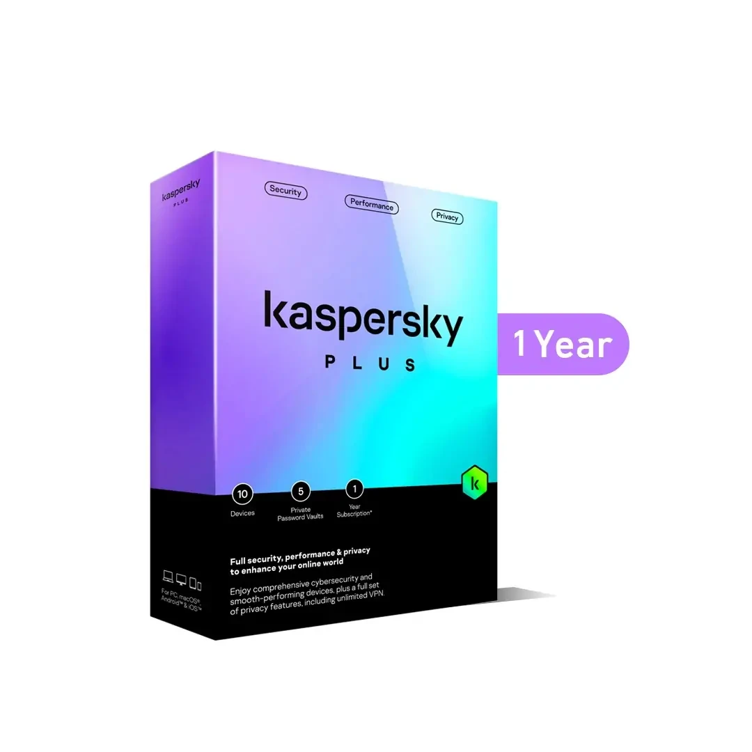 Kaspersky Plus – Comprehensive Digital Protection for 1 Year